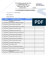 Registro de Asistencia PPFF 2022