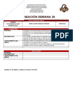 Plan de Clase Semana 28 Esc. Mexico. 2022-2023