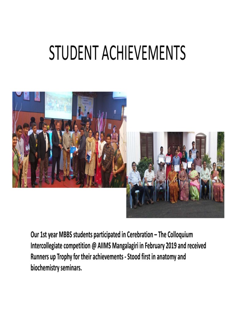 Student Achievements PDF | PDF