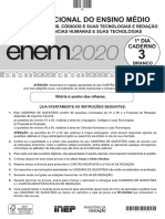 Inep 2021 Enem Exame Nacional Do Ensino Medio Primeiro Dia e Segundo Dia Prova PDF