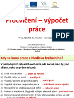 VY - 32 - INOVACE - 01 - Procvičení - Výpočet Práce