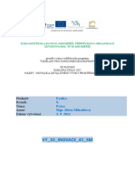 VY - 32 - INOVACE - 41 - SM: Předmět: Ročník: Téma: Autor: Datum Vytvoření