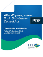 Lecture 8A - After 40 Years A New Toxic Substances Control Act