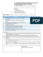 Ceklist Kelengkapan Dokumen Persiapan Pengadaan Ranai 2023