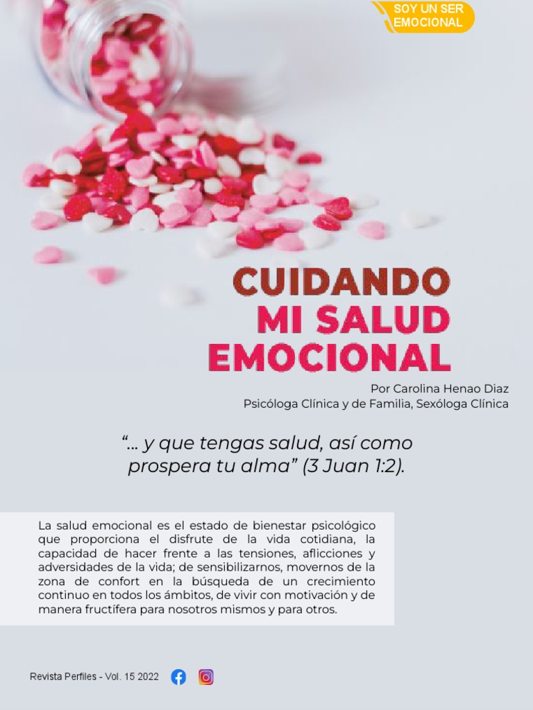 Cuidado de la Salud Emocional Integral | PDF | Las emociones | Mente
