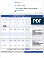 ODUTADE Oluwatomiwa Victor ADVENT TERM MID TERM 2022 - 2023 RESULT