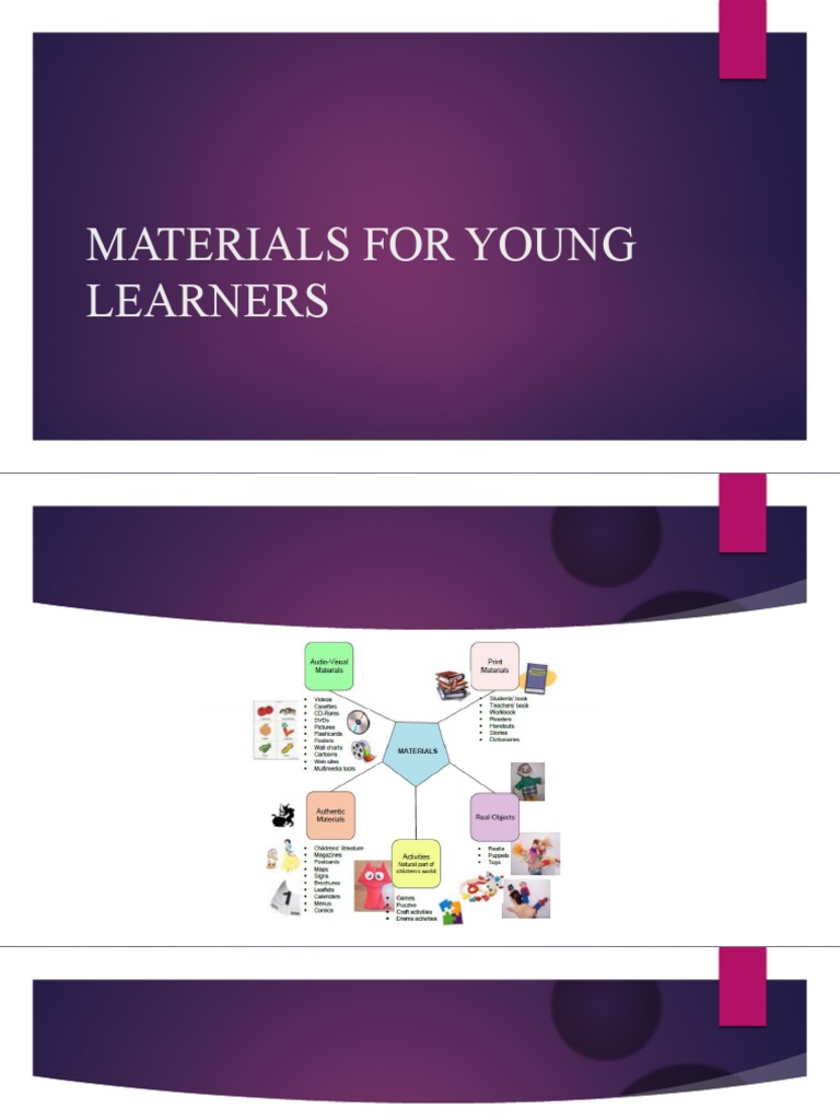 Materials For Young Learners PDF Learning Second Language
