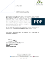 Certificacion Laboral