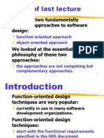 Review function-oriented design techniques