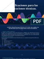 EQUIPO 4 Especificaciones para Las Publicaciones Técnicas