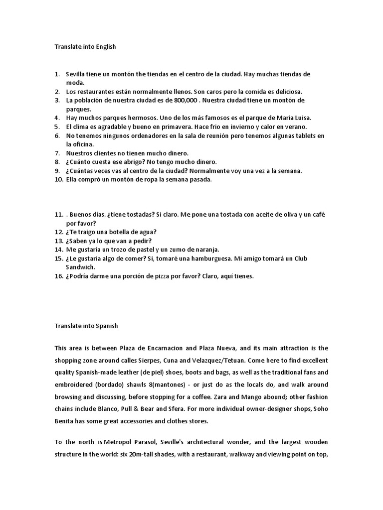 Translate into english pdf