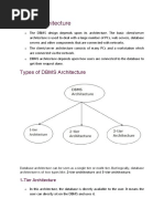 Database Architecture