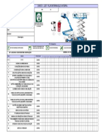 Check List Plataforma Elevatoria