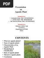 Aquatic Plant Presentation