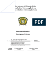 Programa de Patologia Por Sistemas PDF