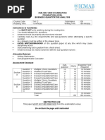 TA112.BQAF - .L Question CMA May 2022 Examination