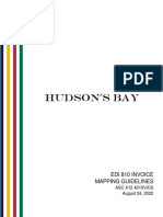 Hudson's Bay - EDI 810 Invoice PDF