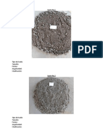 Descripción e Identificación de Los Suelos Fotos - Ensayo No.1