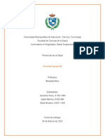 Promoción de La Salud - Matriz