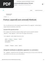 (Tutorial) Python .append() and .extend() Methods - DataCamp