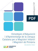 Estratègies D'adquisició I D'aprenentatge de La Llengua Catalana Per A Magisteri Infantil I Magisteri de Primària (Per Imprimir)