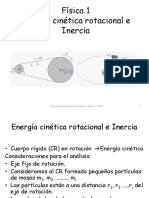 Energía Cinética Rotacional e Inercia 2022 PDF