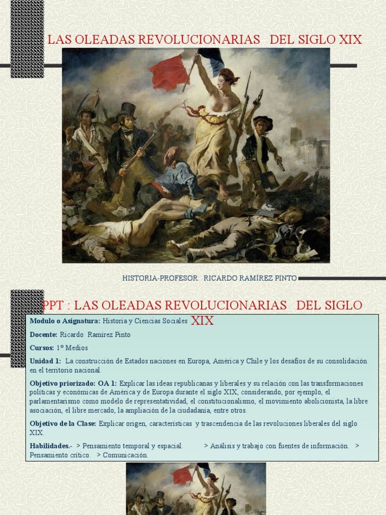 Historia - Las Oleadas Revolucionarias Del Siglo XIX (R.Ramírez) | PDF ...