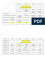 Horario de Los Docentes 2022 - 2023