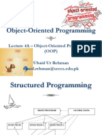 OOP Lecture 4A - Introduction to Object-Oriented Programming