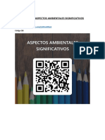 Link y Cód. QR de Prueba de Aspectos Ambientales Significativos