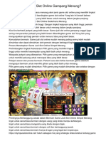 Apa Itu Game Judi Slot Online Simpel Menanggvxjb PDF