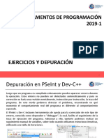 2019-1 Semana14 - Depuración PDF
