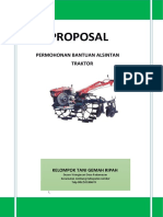 Proposal Alsintan Hand Traktor