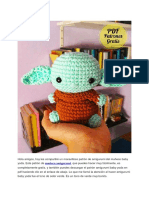 Amigurumi Bebe Yoda Muneca Patron Gratis PDF en Espanol