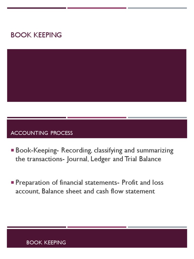 Book Keeping PDF Bookkeeping Debits And Credits