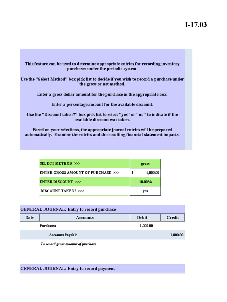 52Gross Versus Net Entries and Impact PDF