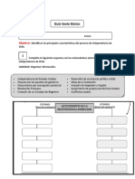 6° Historia Guia 3 Independencia de Chile.