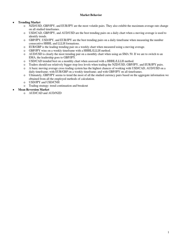 Trendline and Support Trading Strategies | PDF | Order (Exchange ...