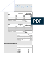 Portafolio de Inversiónes