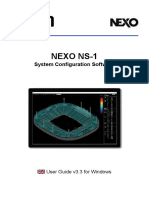 NEXO NS 1 User Guide v3.3 en