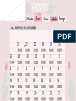 Calendario Mayo