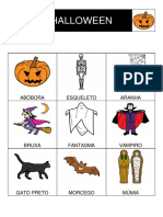 PT Bingo Halloween 3 Cartoes 3x3