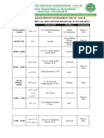 Jadwal - Sementara PKR 1444 H