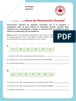 Tarea 1 Sistema de Numeración Decimal