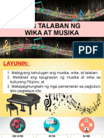 3kabanata 1 Ang Talaban NG Wika at Musika