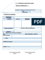 Formato de Sesión de Aprendizaje 2023