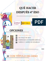 Presentación Qué Hacer - Después - de - 4ESO PDF