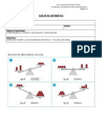 Matemática guía igualdad desigualdad