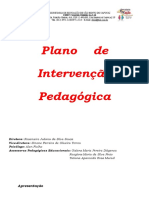 Plano de Intervenção Pedagógica EMEF Ribeiro da Luz