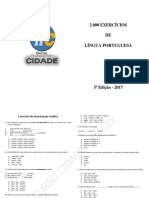 02 - Questoes de Portugues ACENTUAÇÃO GRAFICA Curso Cidade PDF